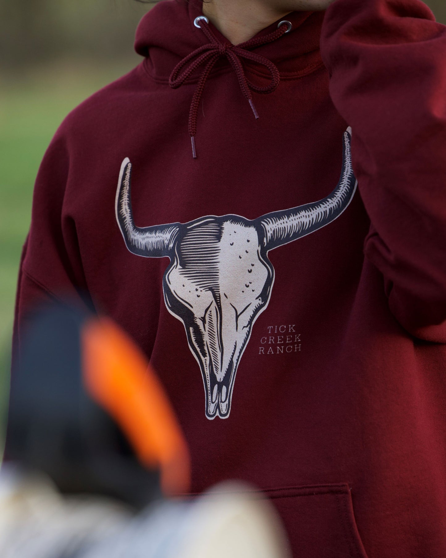 Hoodie - Bull Skull