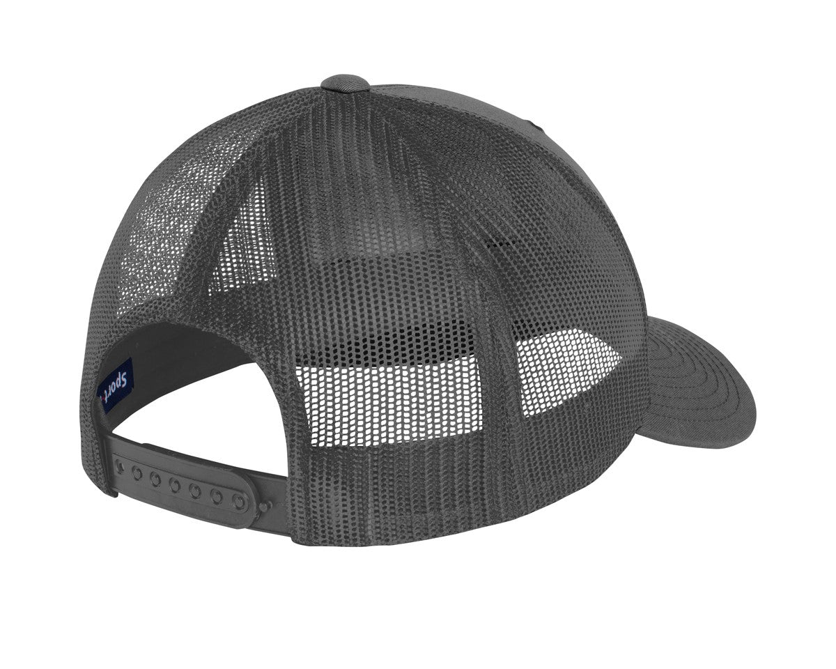 6 Panel Bull Head Mesh Back Hat