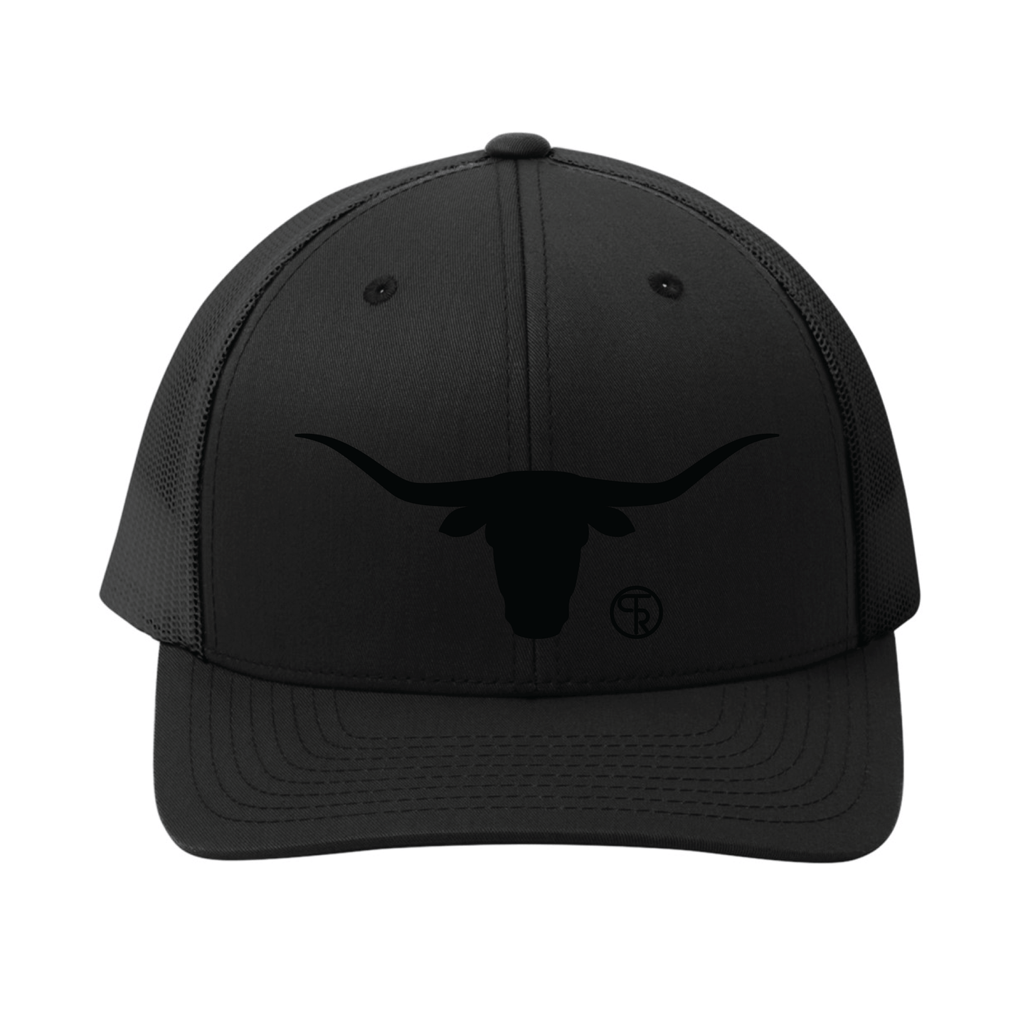 6 Panel Bull Head Mesh Back Hat