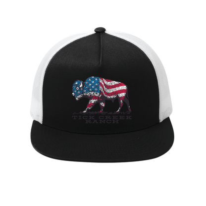 5 Panel American Patriot Mesh Back Hat