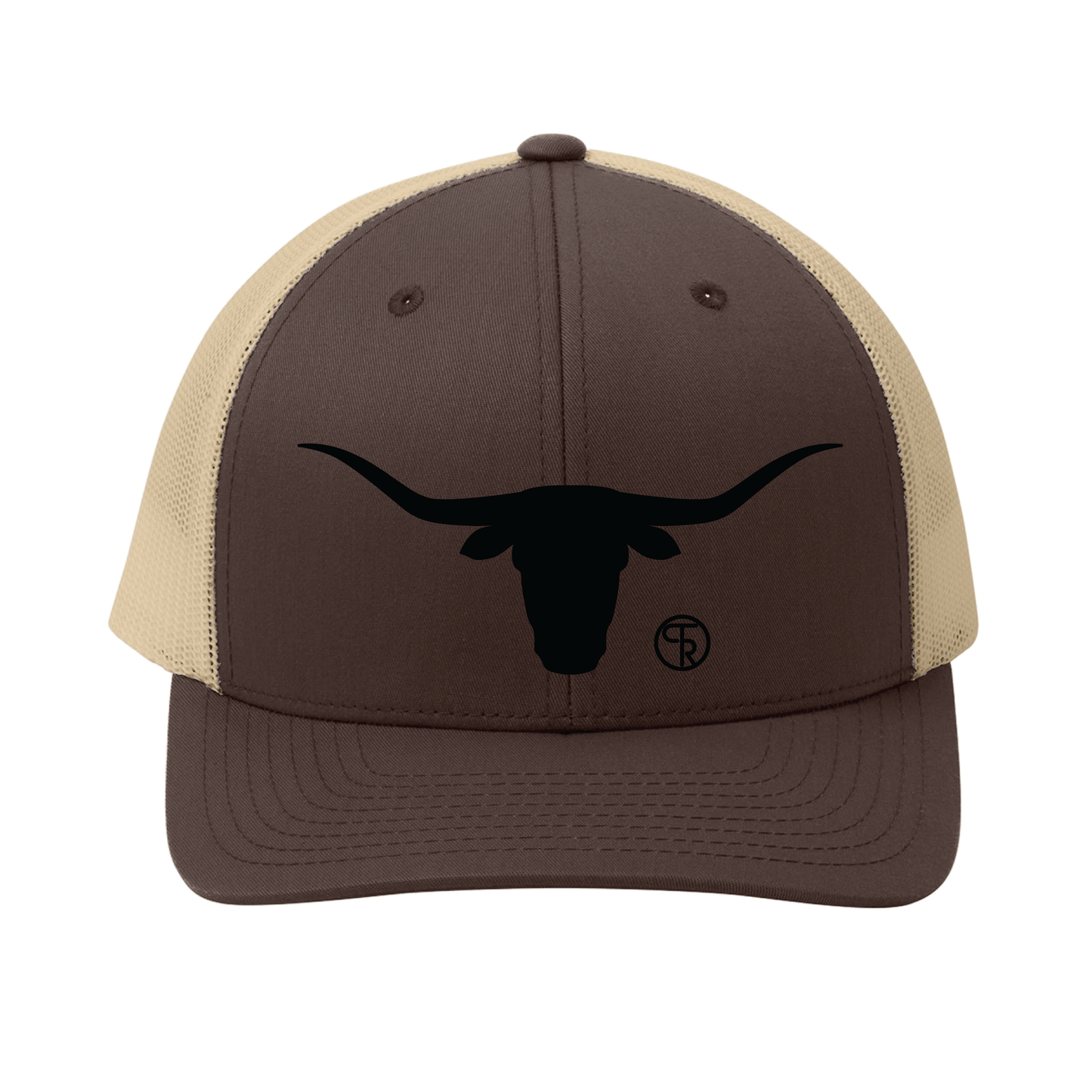 6 Panel Bull Head Mesh Back Hat