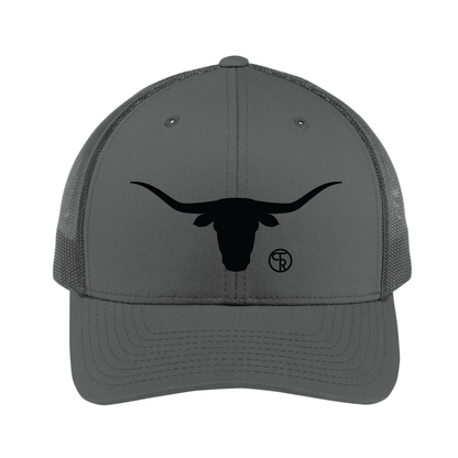 6 Panel Bull Head Mesh Back Hat