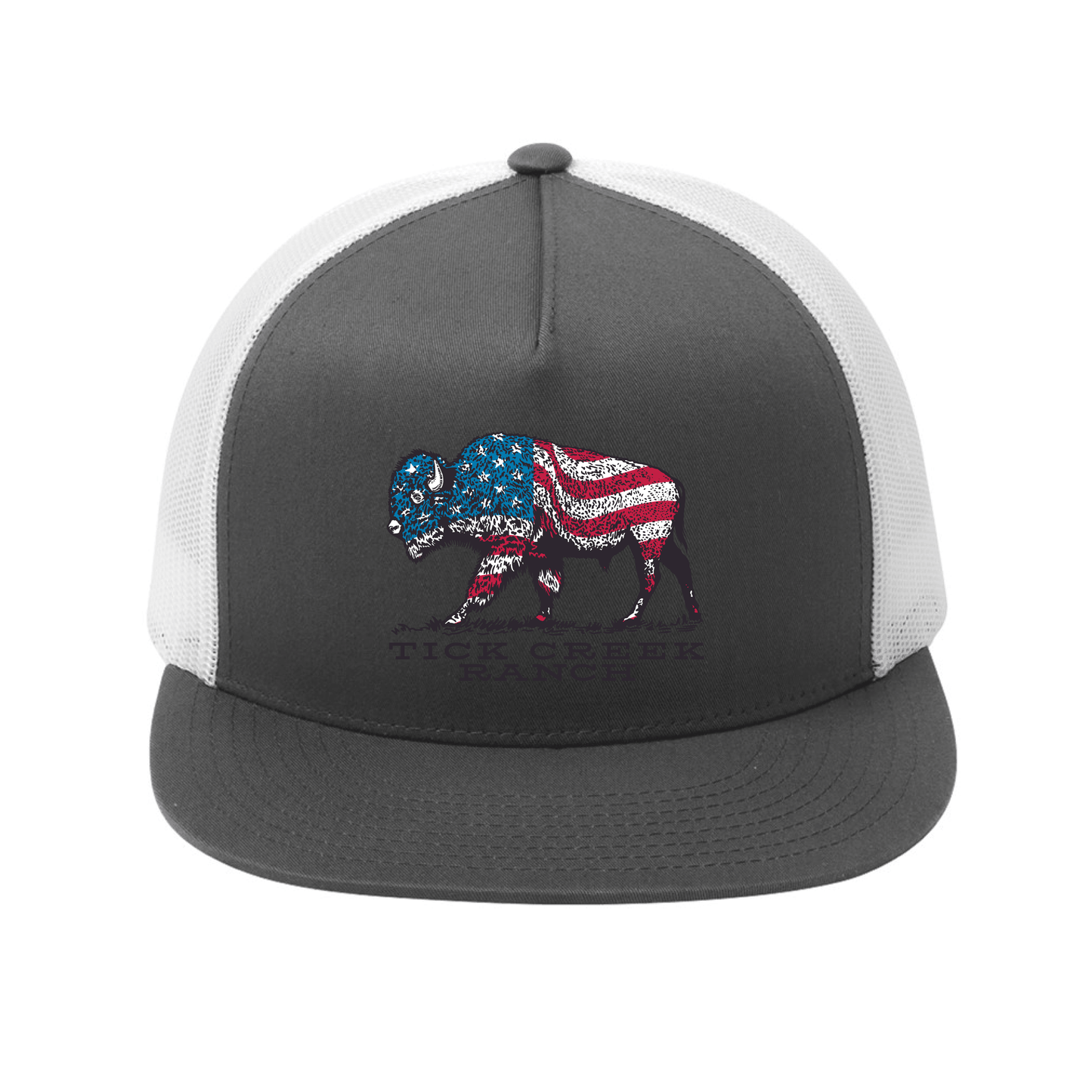 5 Panel American Patriot Mesh Back Hat