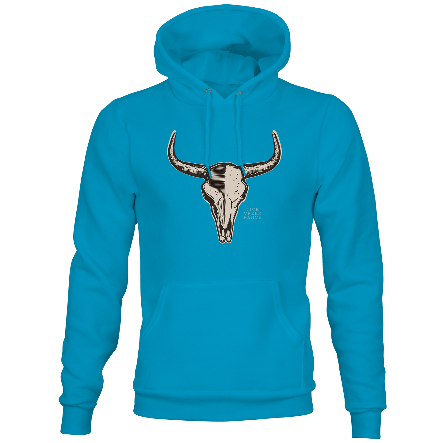 Hoodie - Bull Skull