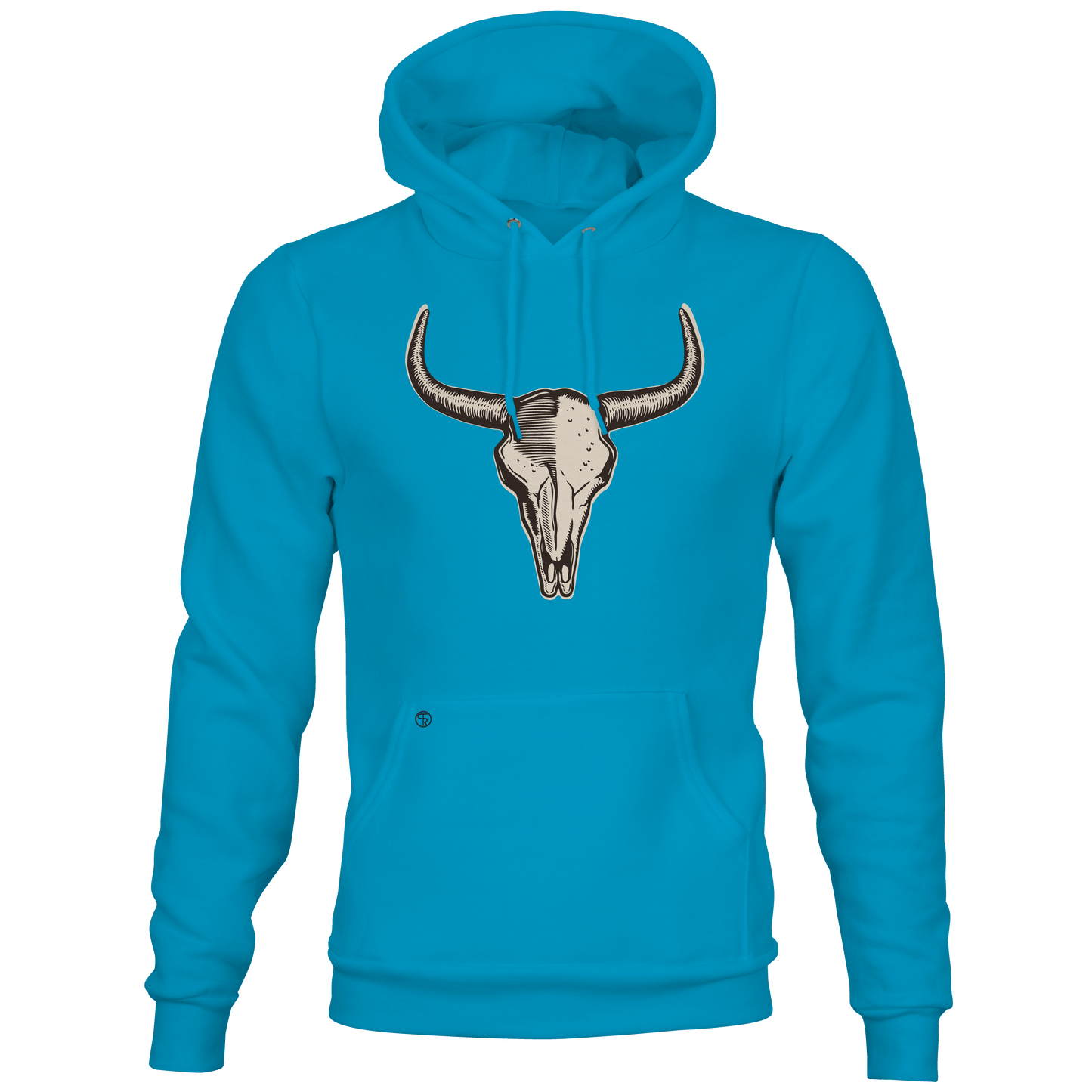 Hoodie - Bull Skull