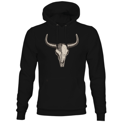 Hoodie - Bull Skull