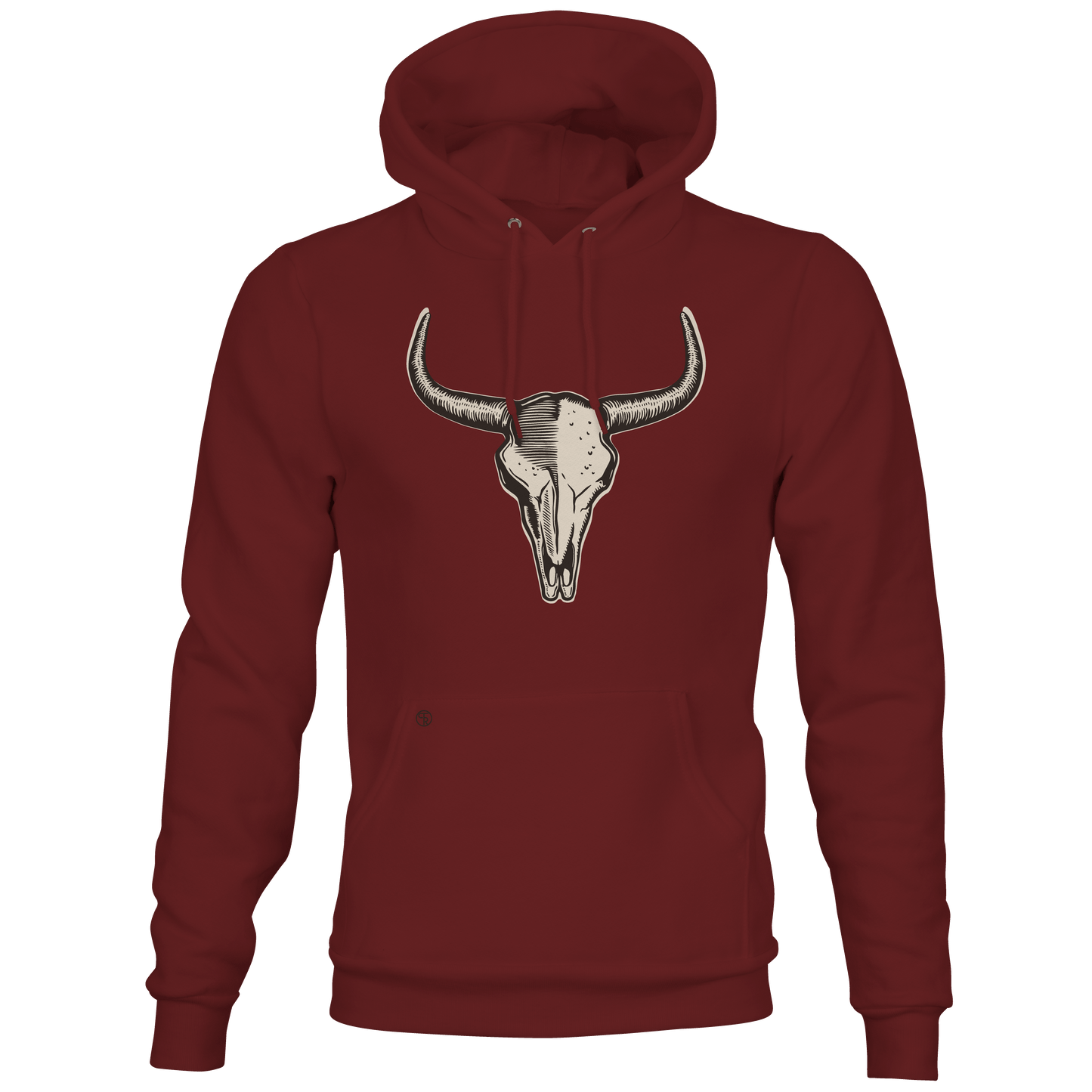Hoodie - Bull Skull