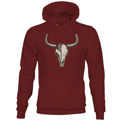 Hoodie - Bull Skull