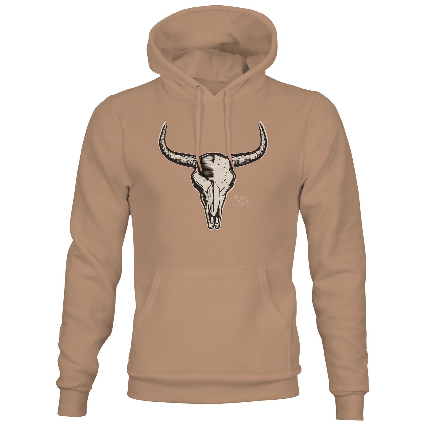 Hoodie - Bull Skull