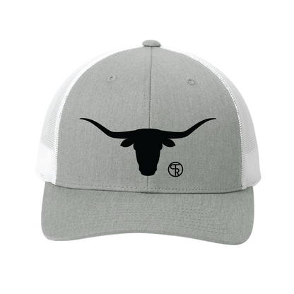 6 Panel Bull Head Mesh Back Hat